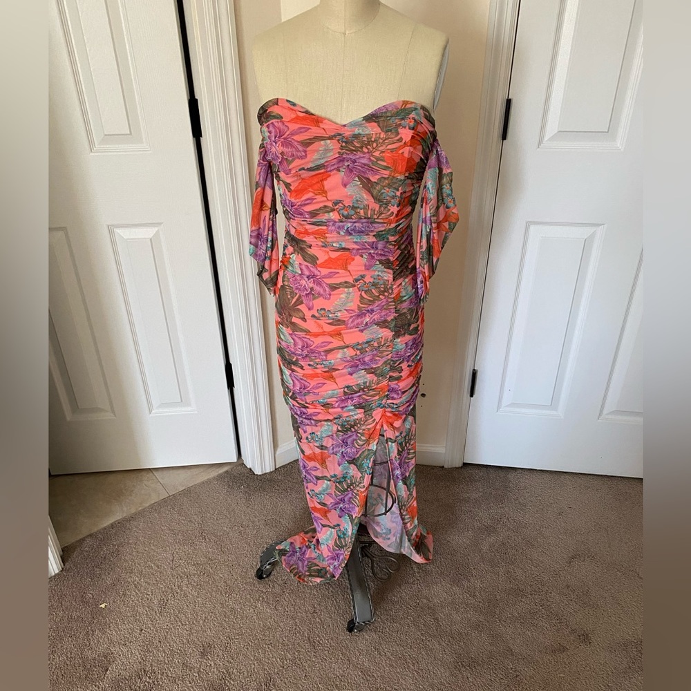 Tropical Floral dress